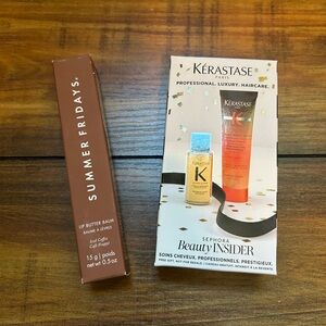 Kerastase Haircare Sephora Birthday Set Beauty Insider Summer Friday lip balm